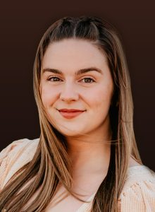 Peyton Loss, University of Wyoming Extension 4-H educator, working on the Wind River Reservation.